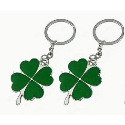 9907 KEYCHAIN FOUR LEAF KLOVER