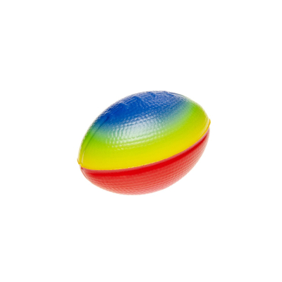 4893 RUGBY BALL RAINBOW