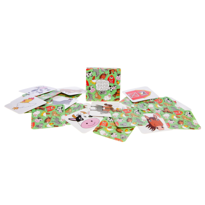 7187 MINI MEMO GAME 28 CARDS, FARM ANIMALS