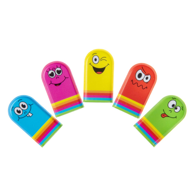 6115 5PCS FINGERPUPPET EMOTION FACES °°°°