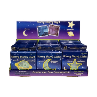 8883 GLOW IN DARK STAR/MOON/PLANET