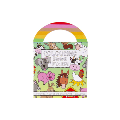 6869 COL BOOK W STICKERS S FARM ANIMALS