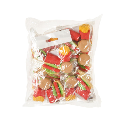 6101 ERASER FAST FOOD 4PCS