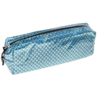 6512 PENCIL CASE MERMAID SCALES PP