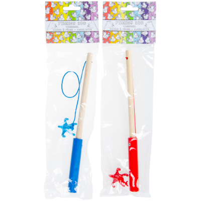 4625 2ASS WOODEN FISHING ROD PPH °