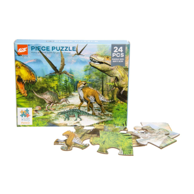 7385 24PCS PUZZLE DINOSAUR