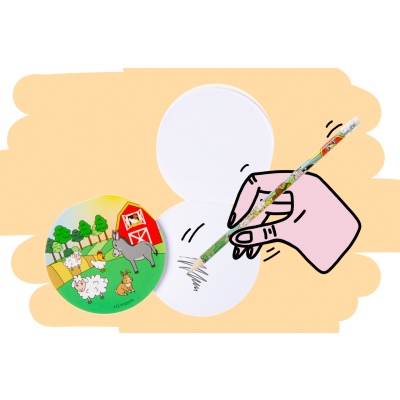 6284 NOTEBOOK FARM ANIMALS