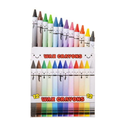 6031 WAX CRAYONS 12PCS