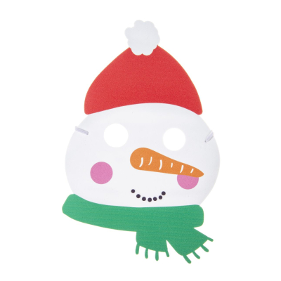 9684 CHRISTMAS MASK IN FOAM, 3ASS
