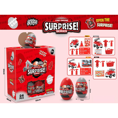 3069 COLLECT EM ALL - UNBOX SURPRISE EGG FIRE TRUCK