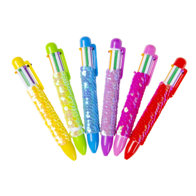 6326 6 COL SEQUIN BALLPEN