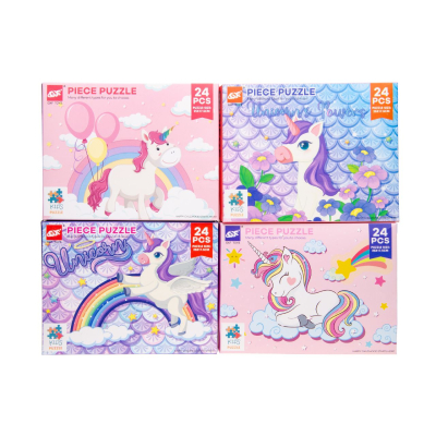 7387 24PCS PUZZLE UNICORN