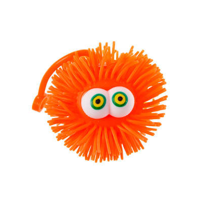 8387 PUFFER BALL W EYES 10CM