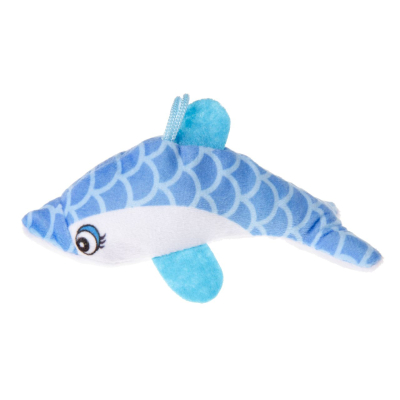1703 PLUSH, SUPER SOFT, DOLPHIN SCALES 4ASS
