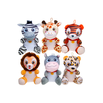 1973 PLUSH, SITTING WILD ANIMALS
