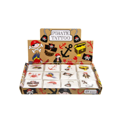 8487 12PCS TATTOO, PIRATE DB