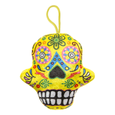 1718 PLUSH, SUPER SOFT, SKULL FACE 6ASS °