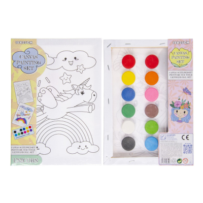 6890 CANVAS PAINTING SET FOR GIRLS