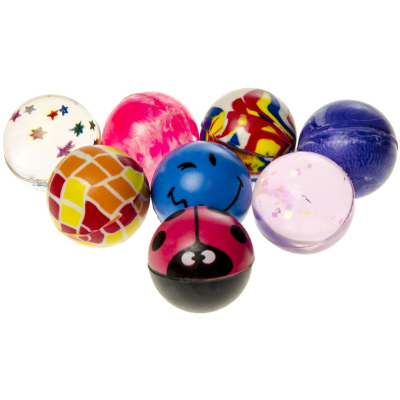 8621 BOUNCING BALL LOT 32MM/ BOUNCY BALL
