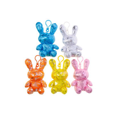 1951 PLUSH, METALLIC BUNNY WITH KC