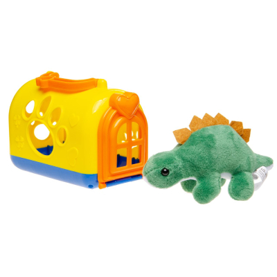 1865 PLUSH DINOSAUR IN CAGE