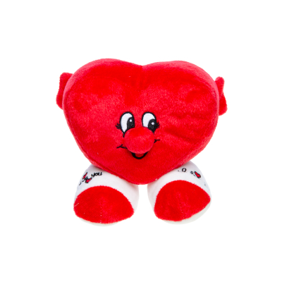 1964 PLUSH, HEART W FEET