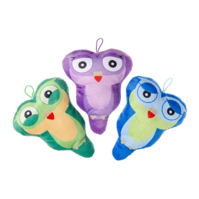 1906 PLUSH, SUPER SOFT, OWL 3ASS