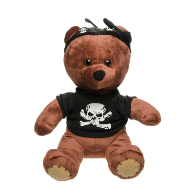 1730 PLUSH PIRATE BEAR 2ASS