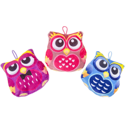 1762 PLUSH OWL 3ASS