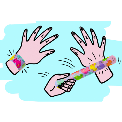 4268 SLAP BRACELET DUCK
