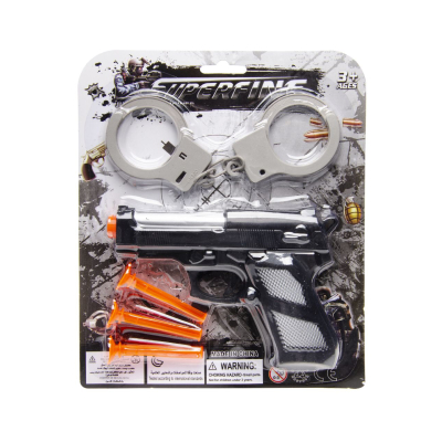 2732 GUN W CUFFS & 3PCS DARTS BC