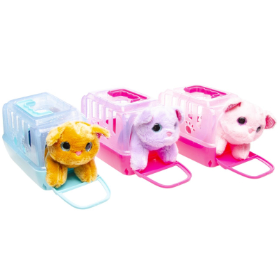 1863 PLUSH CAT W CAGE °°°