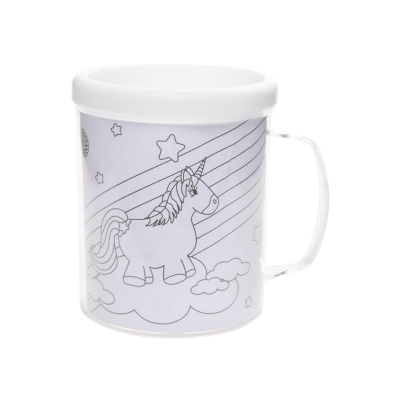 8202 COLOR YOUR OWN MUG UNICORN