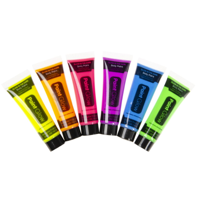 9342 NEON FACE PAINT GLOW UNDER BLACKLIGHT