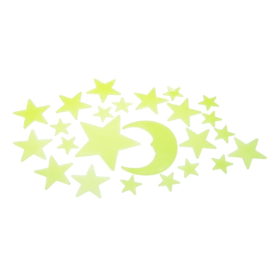 8883 GLOW IN DARK STAR/MOON/PLANET
