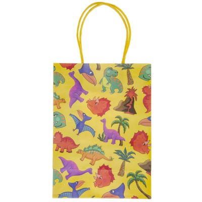 7425 PAPER GIFT BAG, DINOSAUR
