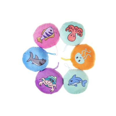 1878 PLUSH, SUPER SOFT, SEA ANIMAL ASSORTMENT