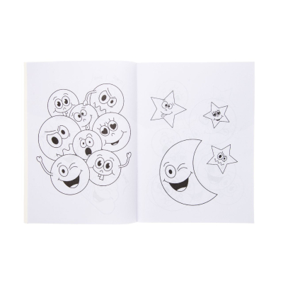 6870 COL BOOK L W STICKERSHEET EMOTION FACES