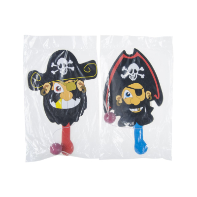 5131 WOODEN PADDLE / BIFF BAT PIRATE DESIGN