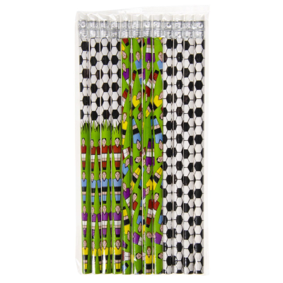 6497 PENCIL, FOOTBALL COLORED