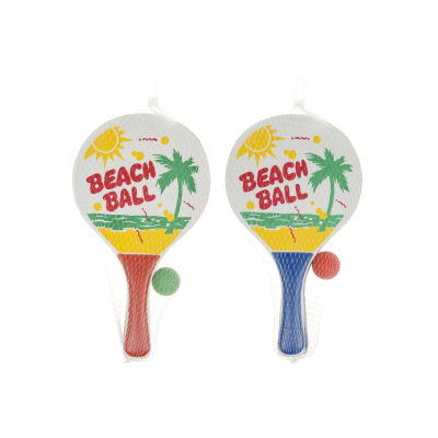 5134 BEACHBALL RACKET 2PCS W BALL