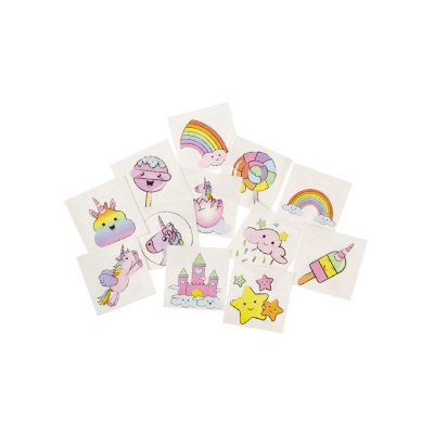 8483 12PCS TATTOO, UNICORN DB