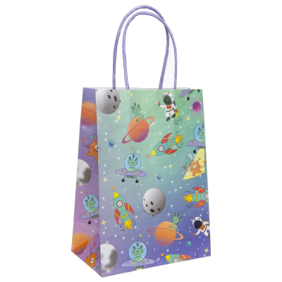 7431 PAPER GIFT BAG, SPACE °°°