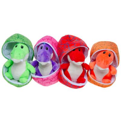 1960 PLUSH, DINO IN EGGBASKET