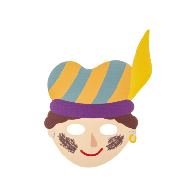 9683 SINTERKLAAS MASK IN FOAM, 3ASS