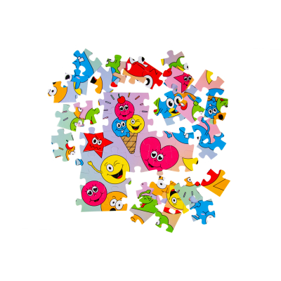 7302 48PCS PUZZLE EMOTION FACES °°°