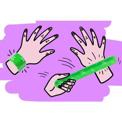 4332 SLAP BRACELET FLUO PP