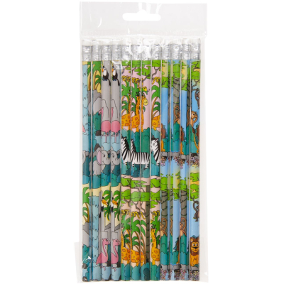 6482 PENCIL WILD ANIMALS