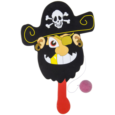 5131 WOODEN PADDLE / BIFF BAT PIRATE DESIGN