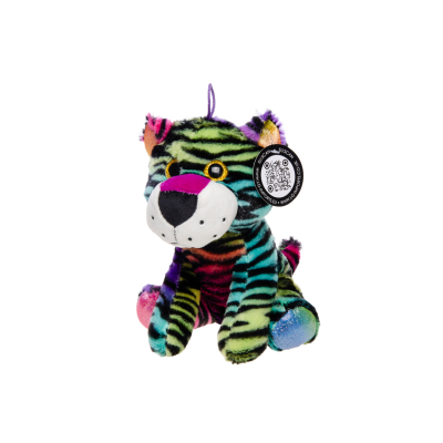 1949 PLUSH, WILD ANIMALS FLUO 4ASS
